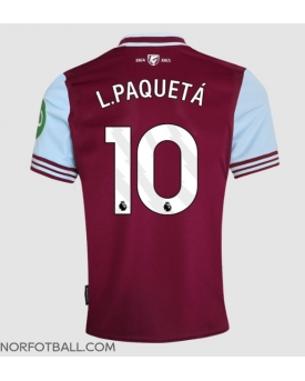 Billige Fotballdrakt West Ham United Lucas Paqueta #10 Replika Hjemmedrakt 2024-25 Kortermet